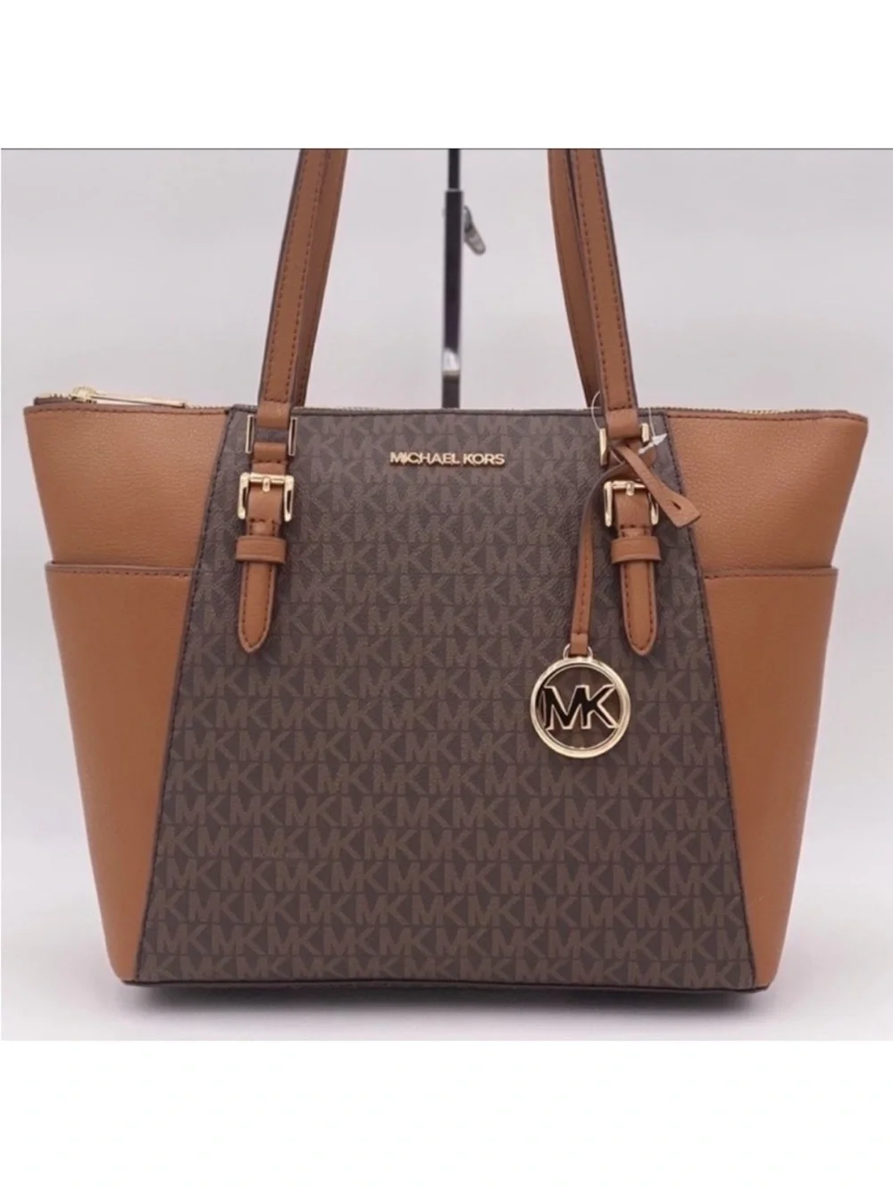 Michael Kors Charlotte Top-Zip Tote Bag
